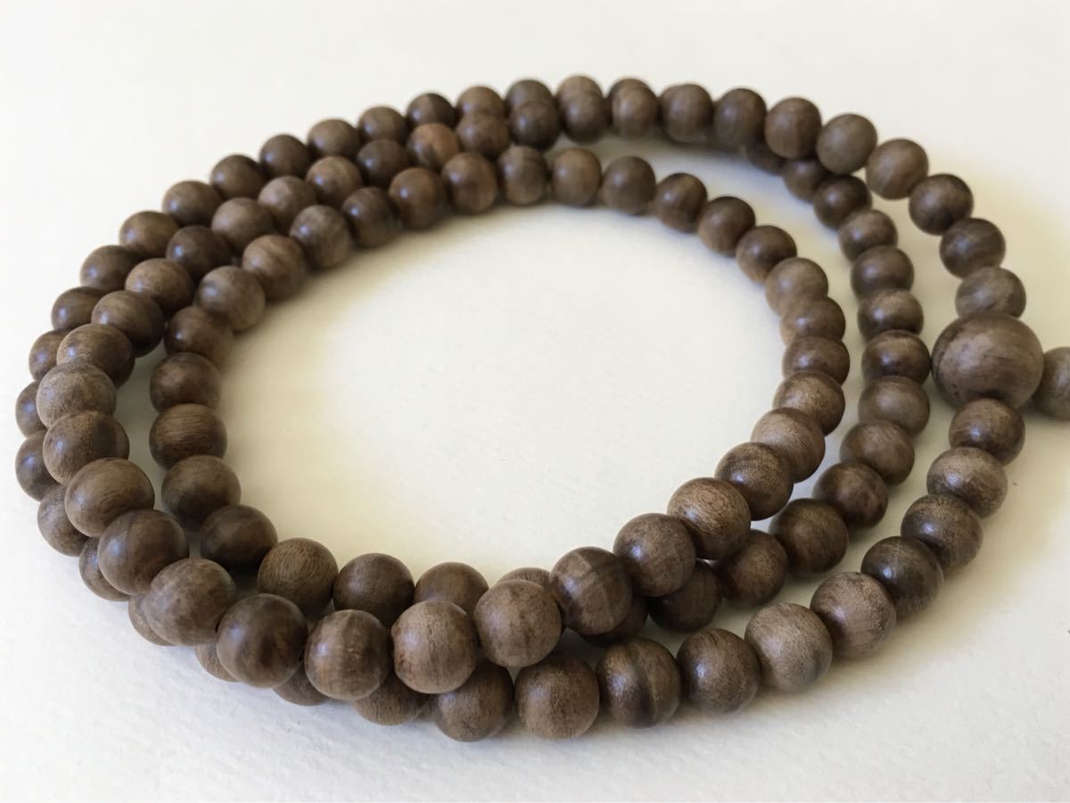Rescue a damaged 108 Agarwood  mala - an attempt to repair