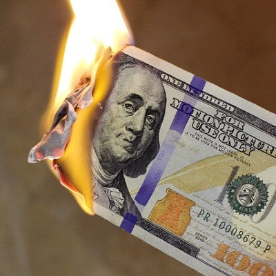 Why are they burning money?