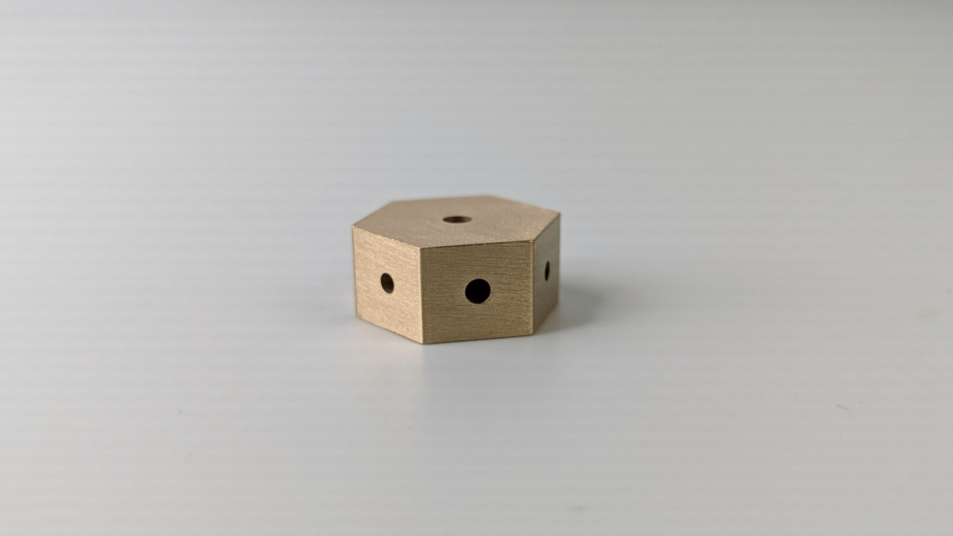 Hexagon Brass Incense holder -
