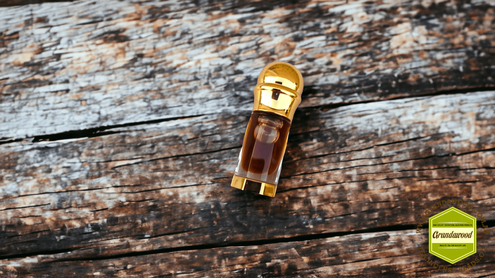 100% Pure Sustainably Cultivated Agarwood Oil (Oud) -Evergreen Superior Essential Oud Oil - 3 ml Crystal Bottle