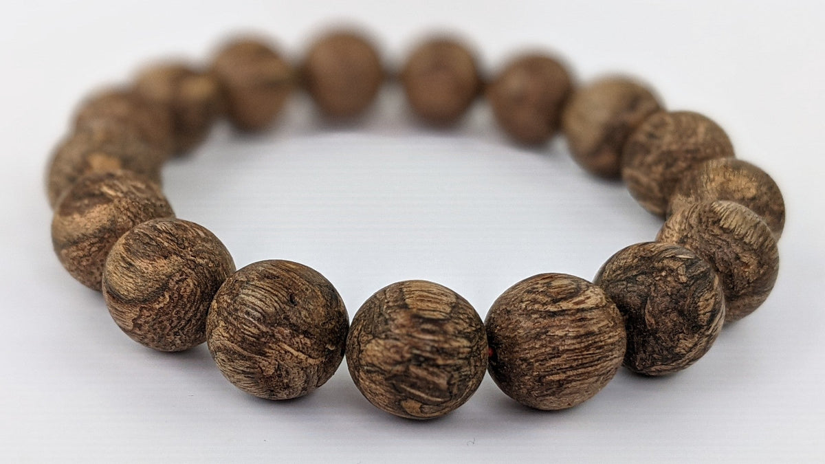 LLH - Old Tiger Wild Agarwood bracelet - 12mm 17 beads