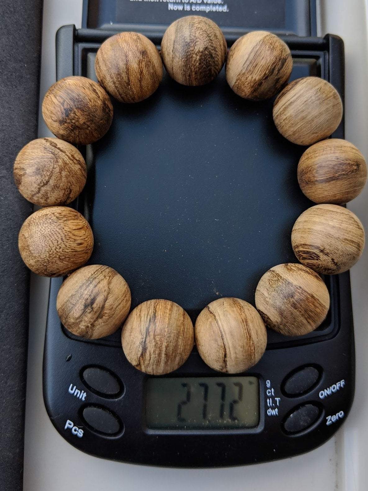 Multiple Wild Agarwood bracelets weight around 25g 18mm - 27g