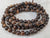 Resin coated Indo Agarwood Mala Prayer beads, Meditation Necklace 108 Wild Agarwood Mala Beads -