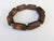 Style of the nature: Raw Wild Sinking Agarwood Bracelet made from small tree branches - 37.5g