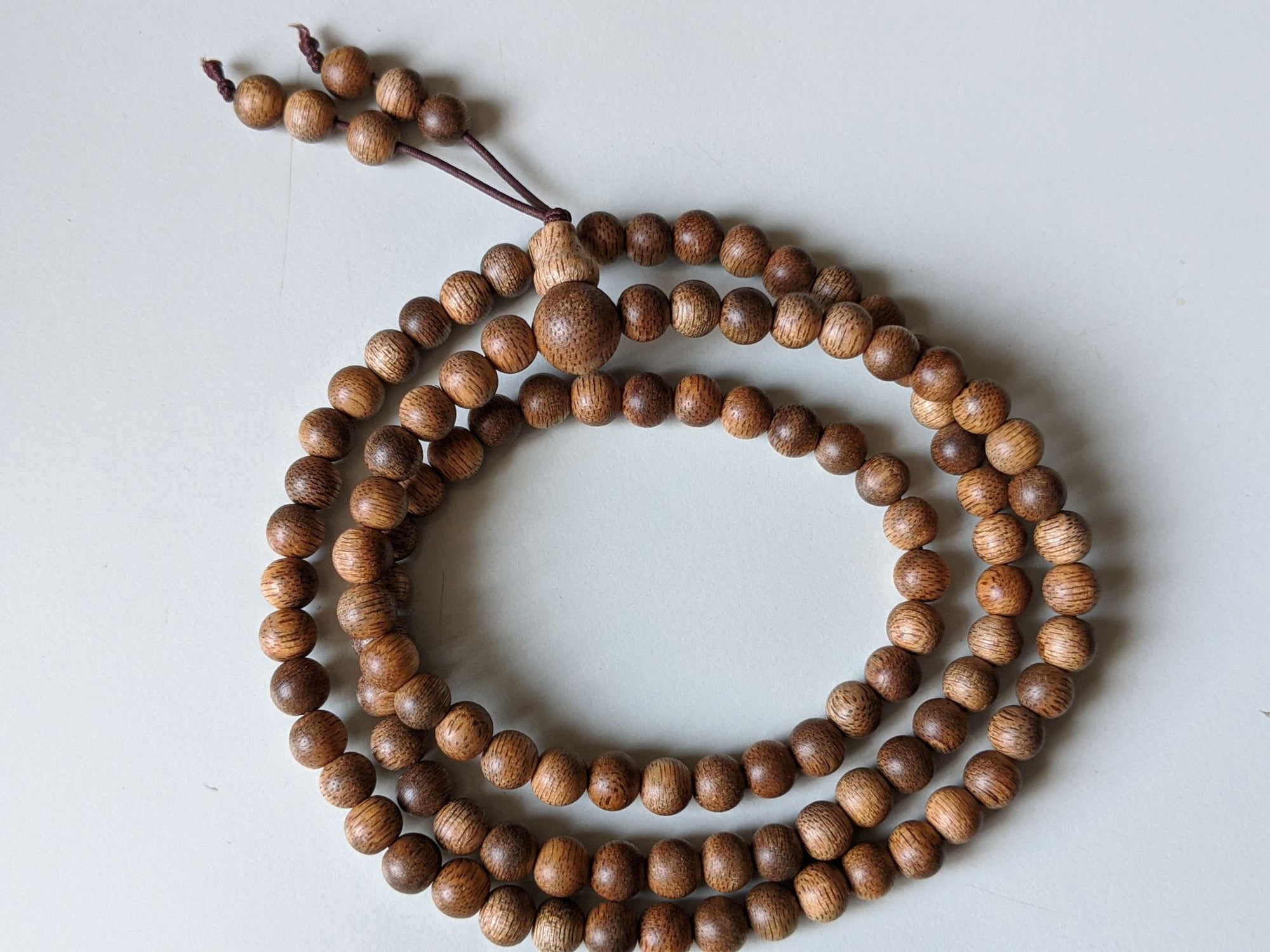 The GGG, Premium Cultivated Agarwood 108 Mala and/or Bracelet - Cultivated beads with wild agarwood quality -