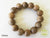 Vietnamese Cultivated Agarwood Bracelet bead size 15 mm-19 mm -