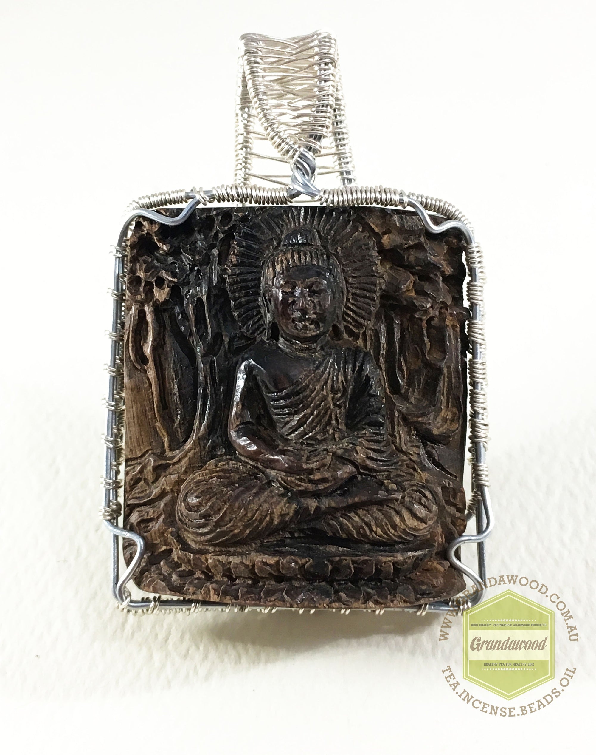 Sinking Agarwood Pendant Gautama (Sakyamuni) Buddha 释迦牟尼 - Pendant 5 w 12g