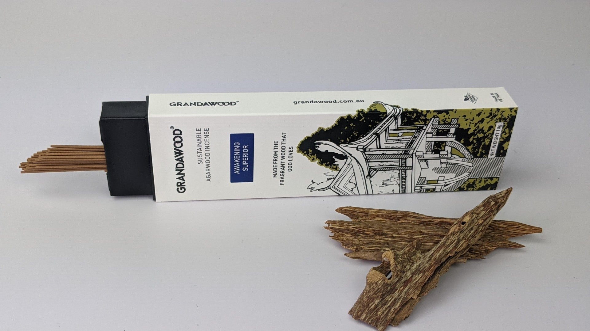Awakening - Grandawood Wild Agarwood Incense- Superior Quality- 10g or 20g 沉香香 -