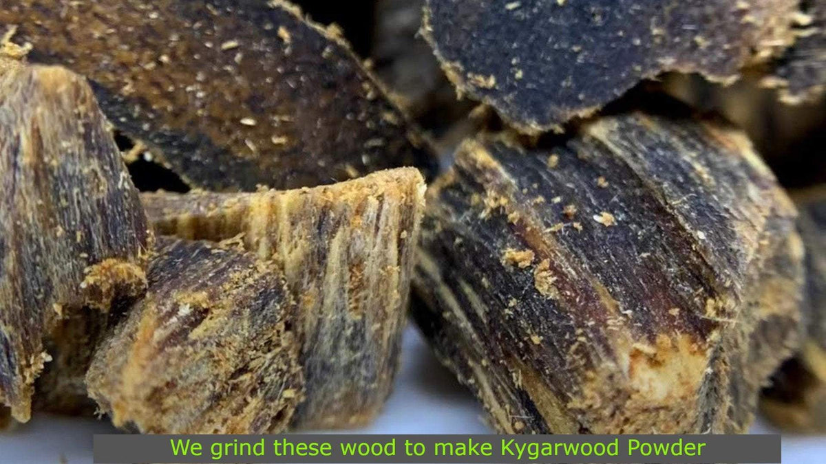 *New* Green Kygarwood Powder and Kygarwood chips- from Sustainable Premium Ky Nam Wood -