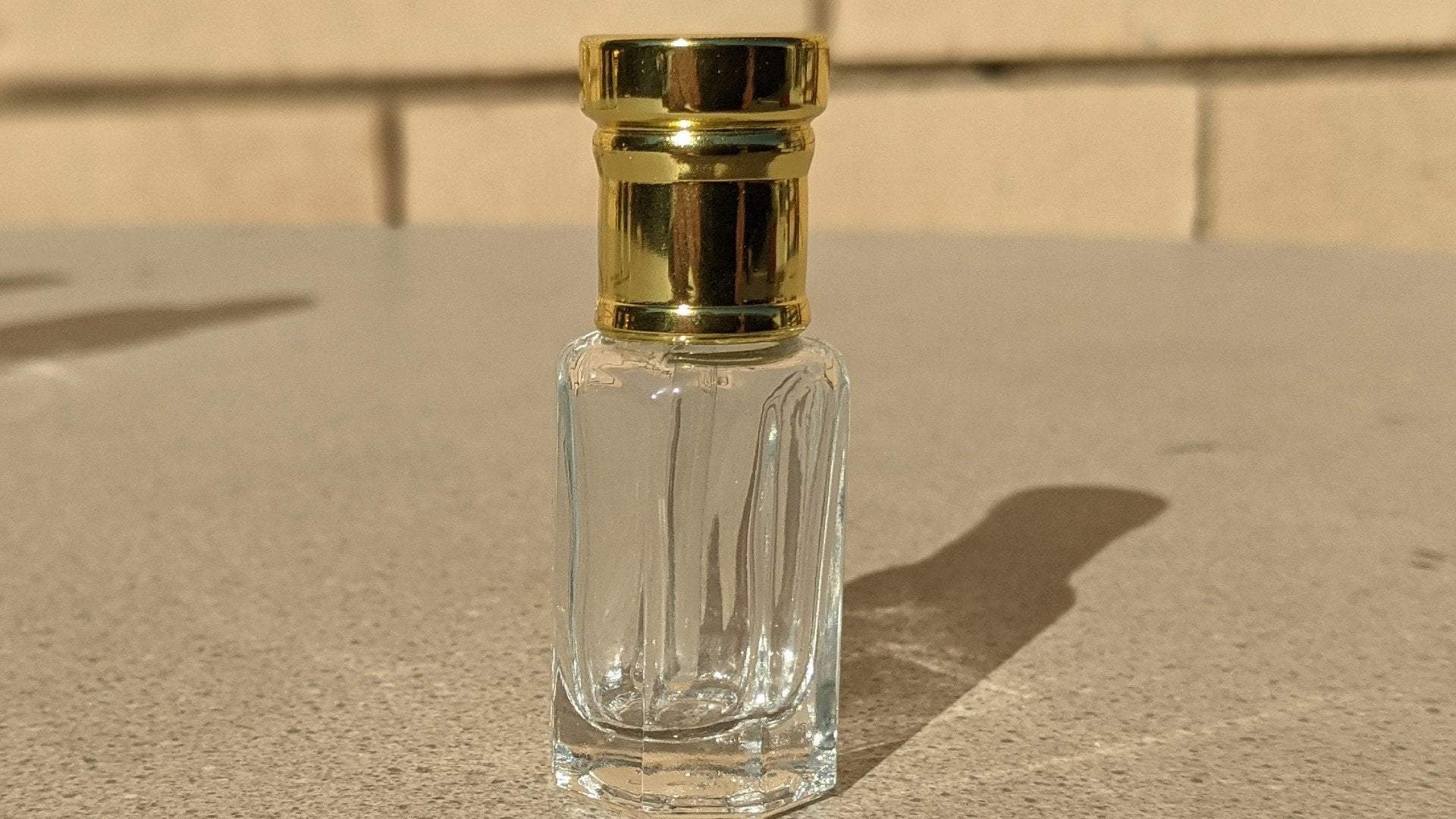 Luxurious Crystal Container - for Perfume Oil and Attar - Classic Cap / 6ml
