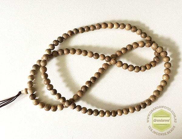 Z-Sold Out-Z- Malaysian Cultivated Agarwood Mala 108 beads 9mm Selected * -