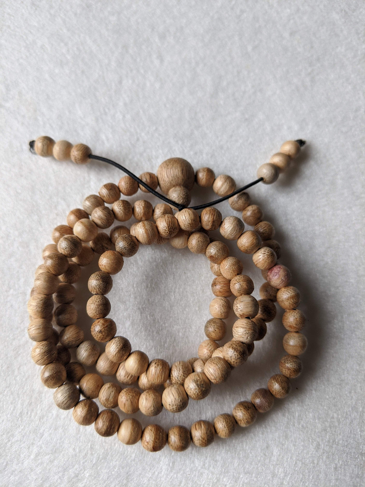 Z-SOLD OUT-Z 6mm Young wild agarwood mala 108 5g from Papua New Guinea -
