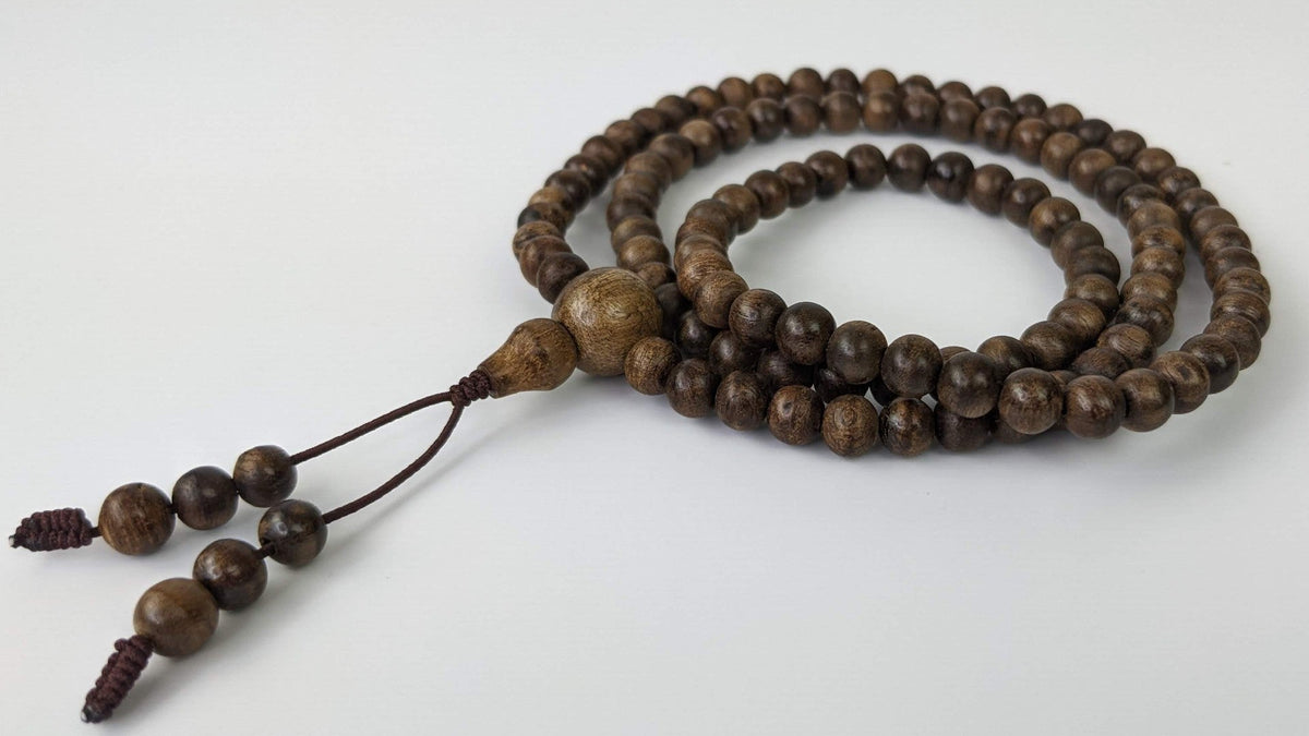 *New* The Grace - 108 mala made with Wild Agarwood from the tropical Island Borneo -