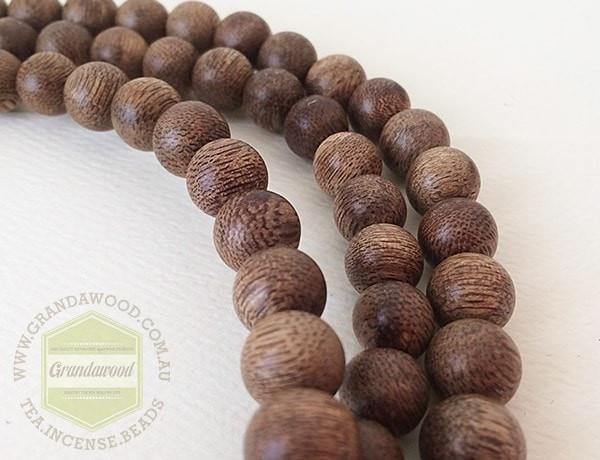 SOLD- Vietnamese Wild Agarwood mala necklace 108 beads buddhist prayer beads -