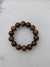 Sold Wild Agarwood Bracelet Borneo 24g sandpaper polished 14 beads 16mm -