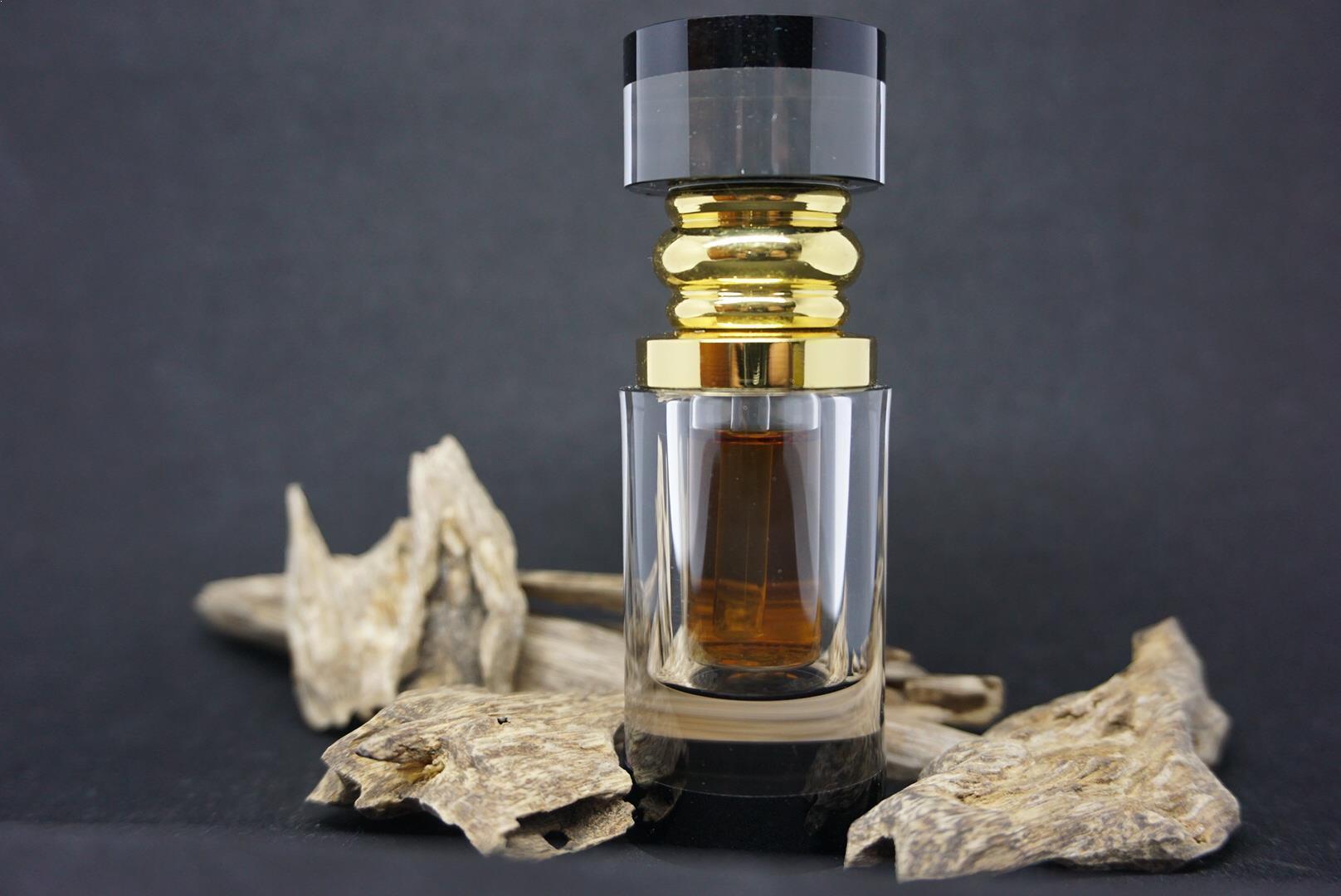 The Green Verdant- 100% Pure Cultivated Agarwood Oil (Oud) Oil - 3ml Cylinder Crystal