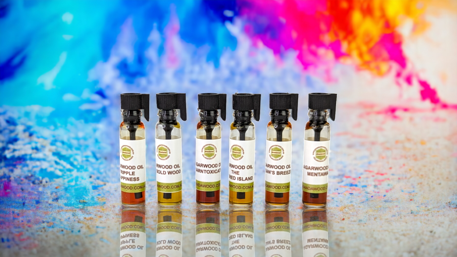 Agarwood (Oud) Essential Oil Sample Kit- To people who want to smell genuine Oud but can't get started - Wild Agarwood (Oud) Oil / 0.5ml
