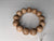 Wild Agarwood bead Tiger pattern + Cultivated Agarwood Bracelet -